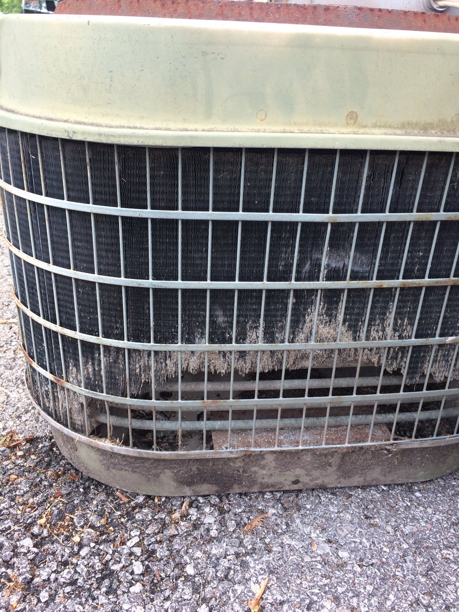 Don't let your dog urinate on your A/C unit! Call Brian and Son's for an #estimate if they have (630) 906-7302