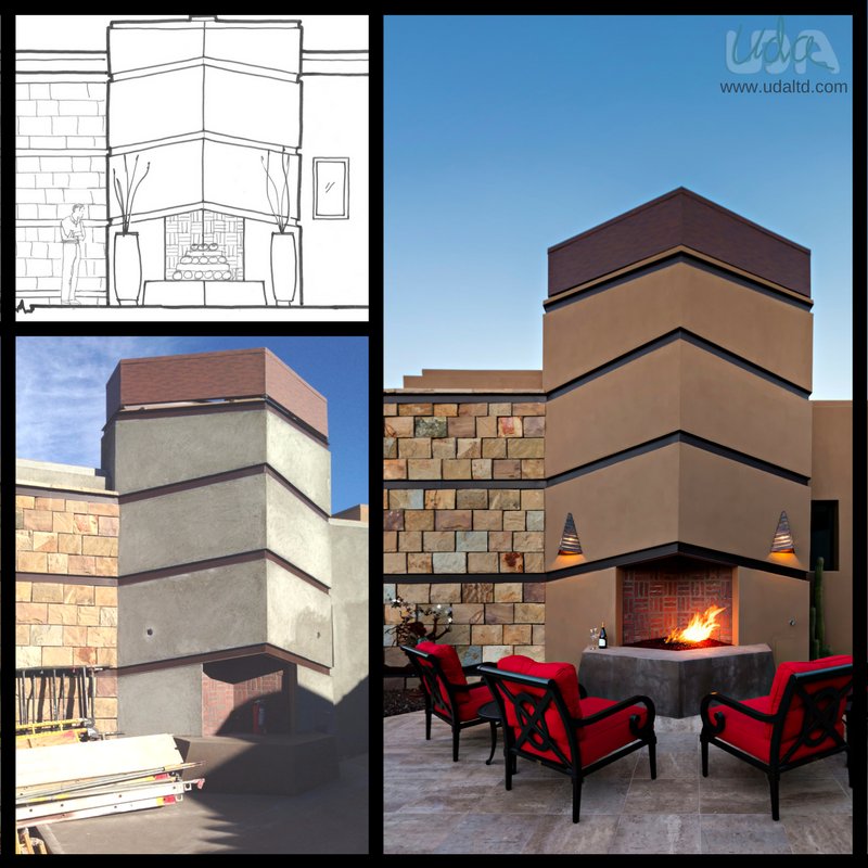 UrbanDesignAZ's tweet image. #Designing can be a process, but we L O V E every step of it. #desigprocess #fireplace #patio ow.ly/uJhC30cOUSZ