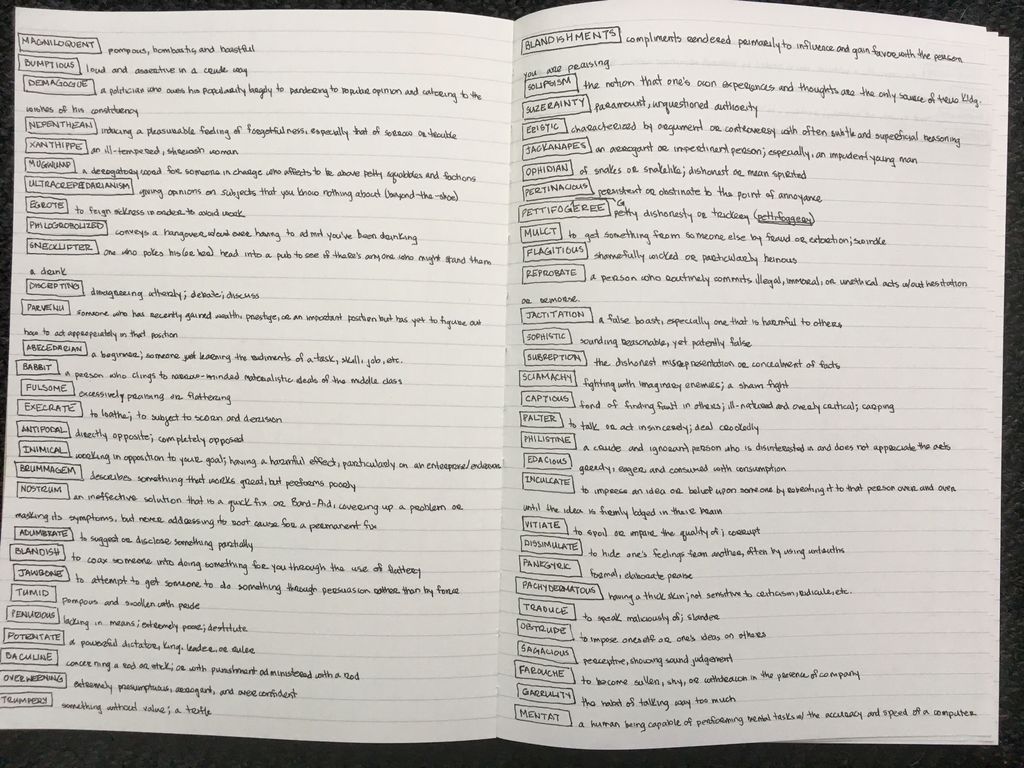 dataandme's tweet photo. Bc I have to turn the page, and quite a few terms might come in handy these days... #palter #parvenu #blandish cc @Tallulahs_Ghost https://t.co/XOkEVWQWFJ