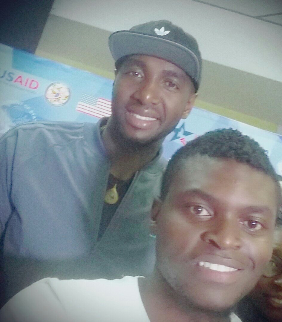 LucasOBerry's tweet photo. Inspirational night with @mbahamoute @usembassyharare let the African Development spirit continue to grow #NBAinspiration https://t.co/U5Ptu9sNHg