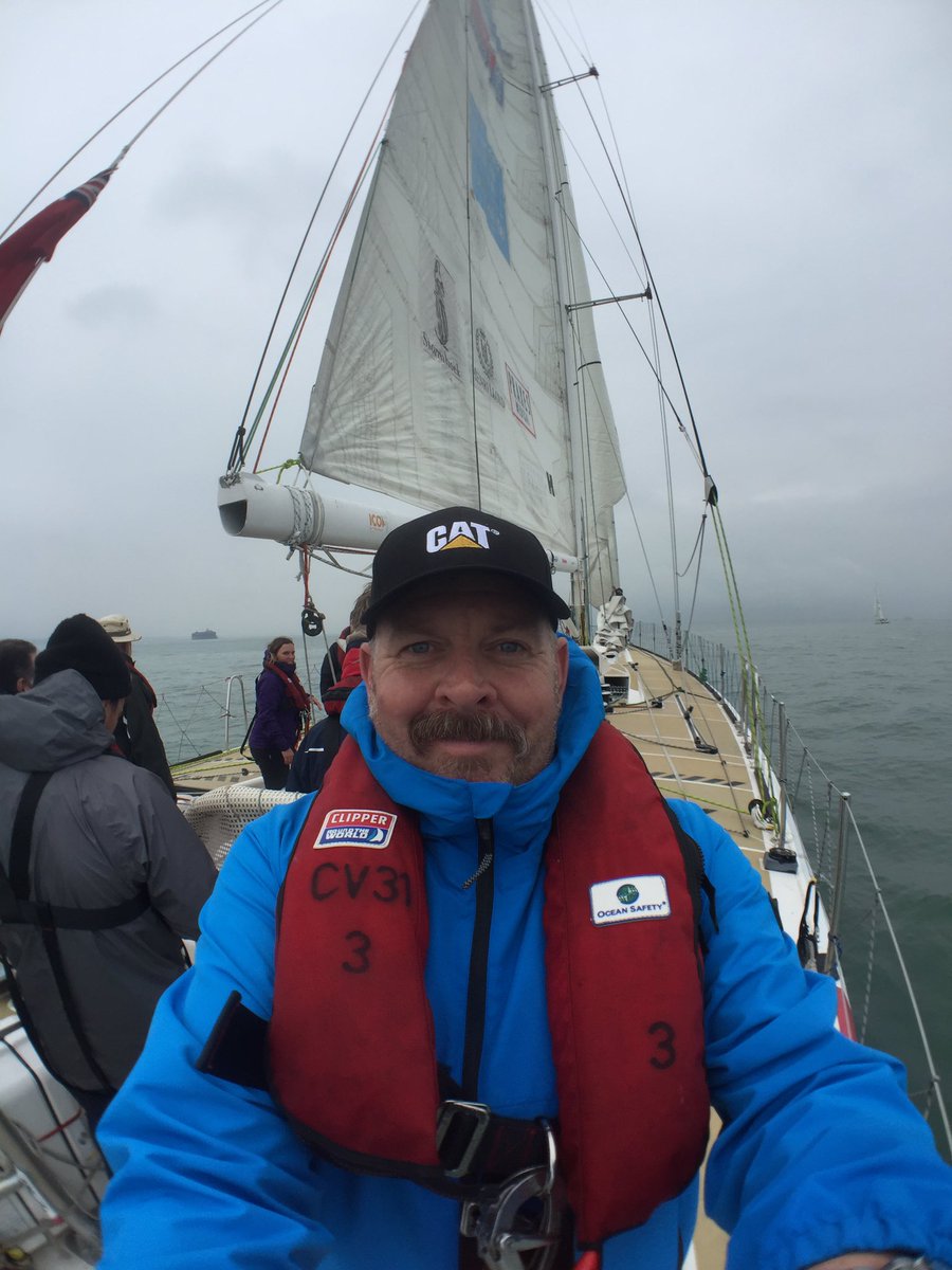 Yes that is me on a Clipper Round The World Yacht The Great Britain with Sir Robin Knox-Johnston @EBwatches <a href="/SpringPROutdoor/">Spring PR</a> <a href="/ClipperEvents/">Clipper Events</a>