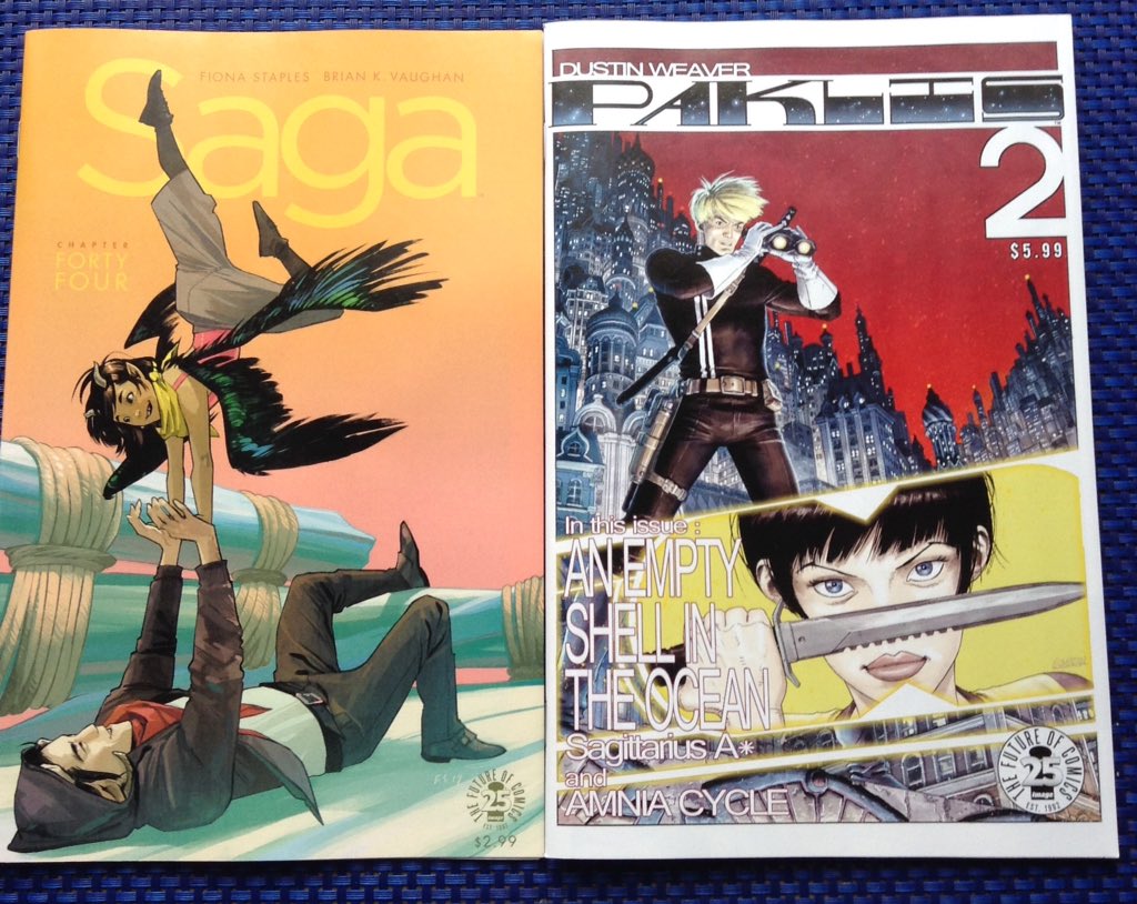 GhostCritic's tweet photo. The sci-fi of @ImageComics is brought to you this week by @fionastaples &amp; @DustinWeaver12 #Saga #Paklis https://t.co/a44lk0z3E7