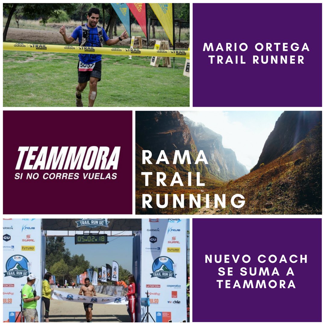 TeamMoraChile's tweet photo. Nueva Rama de #trailrunning en @TeamMoraChile bienvenido al coach @mario0138 destacado #trailrunner https://t.co/JFAXgfGJ7B