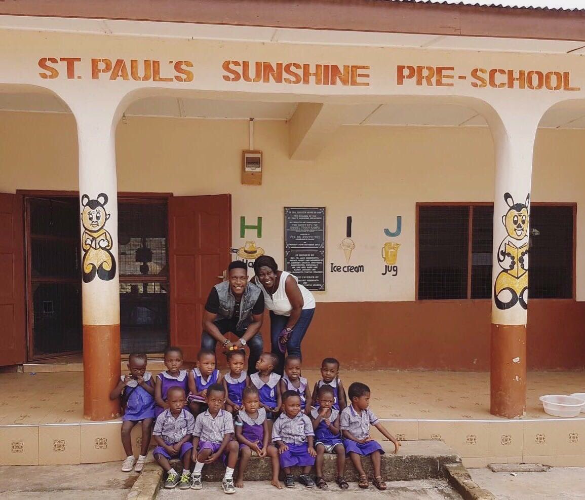 DannyWelbeck's tweet photo. Proud of my mother &amp; St Andrew's Church Droylsden, Manchester for donations towards building St Paul's Sunshine Pre-School in Nkawie GH 🙏🏿🇬🇭 https://t.co/HUhzCivVGe