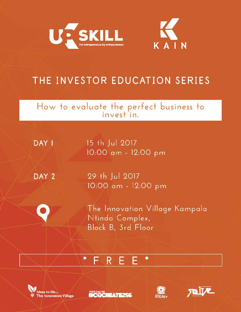 KAINUganda's tweet photo. We are finally underway with our very first Investor Masterclass; a journey to many possibilities @InnovationVilla https://t.co/0E8tsr2ID9