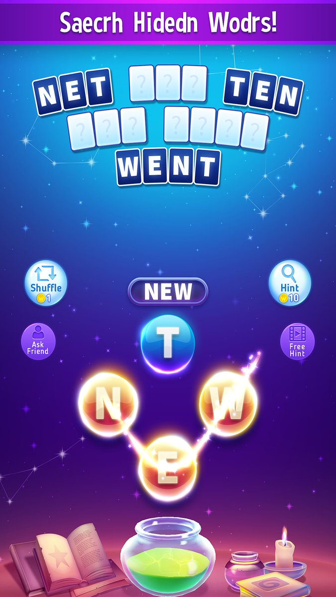 BitFreeGames's tweet image. #WordStars Magic Puzzles is out!!!
iPhone &amp;amp; iPad: bit.ly/WordStars
Android:bit.ly/WordStarsAndro…
