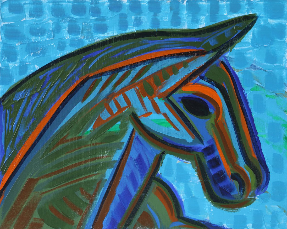 "Champion" 16x20 #MichaelMew #CANADA150artshow featuring #vancouver #artists <a href="/KimotoGallery/">KIMOTO GALLERY</a> #horse #equestrian #horses #kitsilano #viawesome