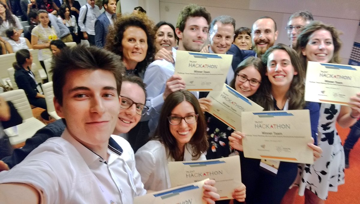 opinnoitaly's tweet photo. Ecco i vincitori del premio offerto da @ManpowerGroupIT e Tree: Open Innovation Program per lo sviluppo della propria idea. #TalentHack17 https://t.co/pW4e4BX1pk