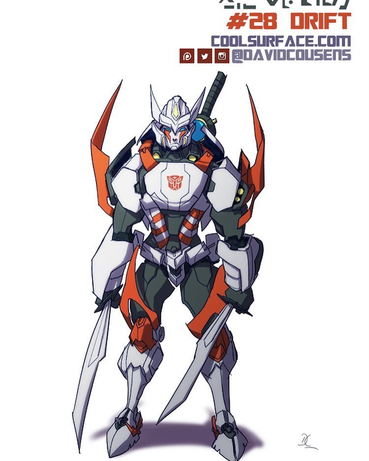 DavidCousens's tweet photo. Day 28 of #30daysoftransformers - Drift! Only 2 'bots left! Which characters from @idwpublishing's #mtmte will it … https://t.co/k5jvBsI6nB https://t.co/y1DlwpCrfd