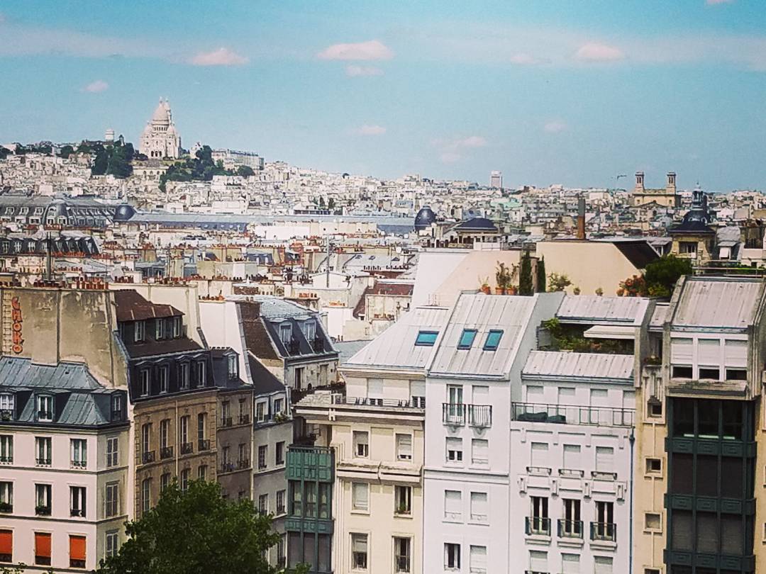 #paris and #sacrecour from the #pompidou - great views and interesting art!
