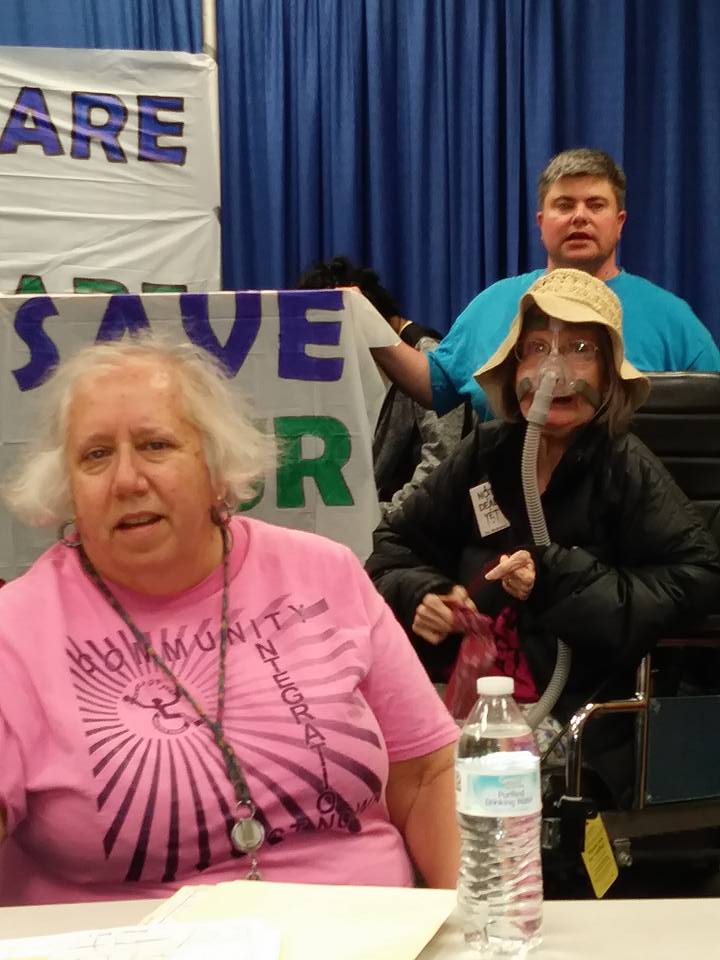 DamitaPeace's tweet photo. @countychairman Talk to the people! #ADAPTandRESIST Lives are on the line.  We can't RUSH Healthcare!!! https://t.co/SigRRXZvJ7