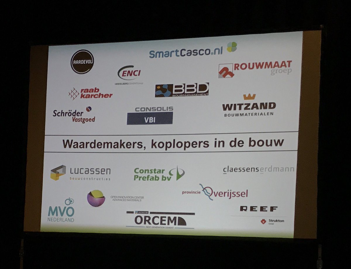 Indrukwekkende bijéénkomst van de Koplopers in de bouw, met de provincie Overijssel op initiatief van #schrödervastgoed. #waardemakers.