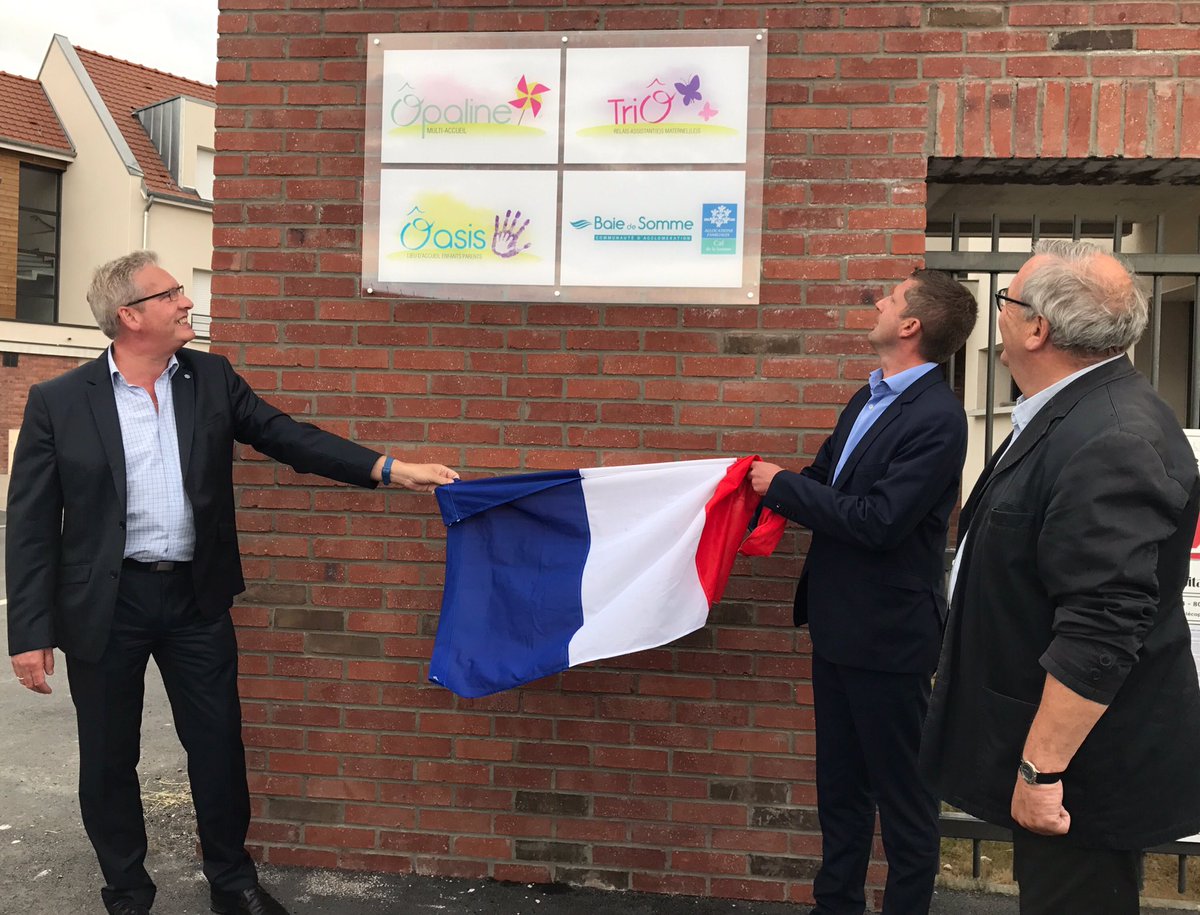 Inauguration du pôle petite enfance de l'agglomération de la Baie de Somme avec <a href="/TheveniaudPhil/">Philippe THÉVENIAUD 🇫🇷</a>