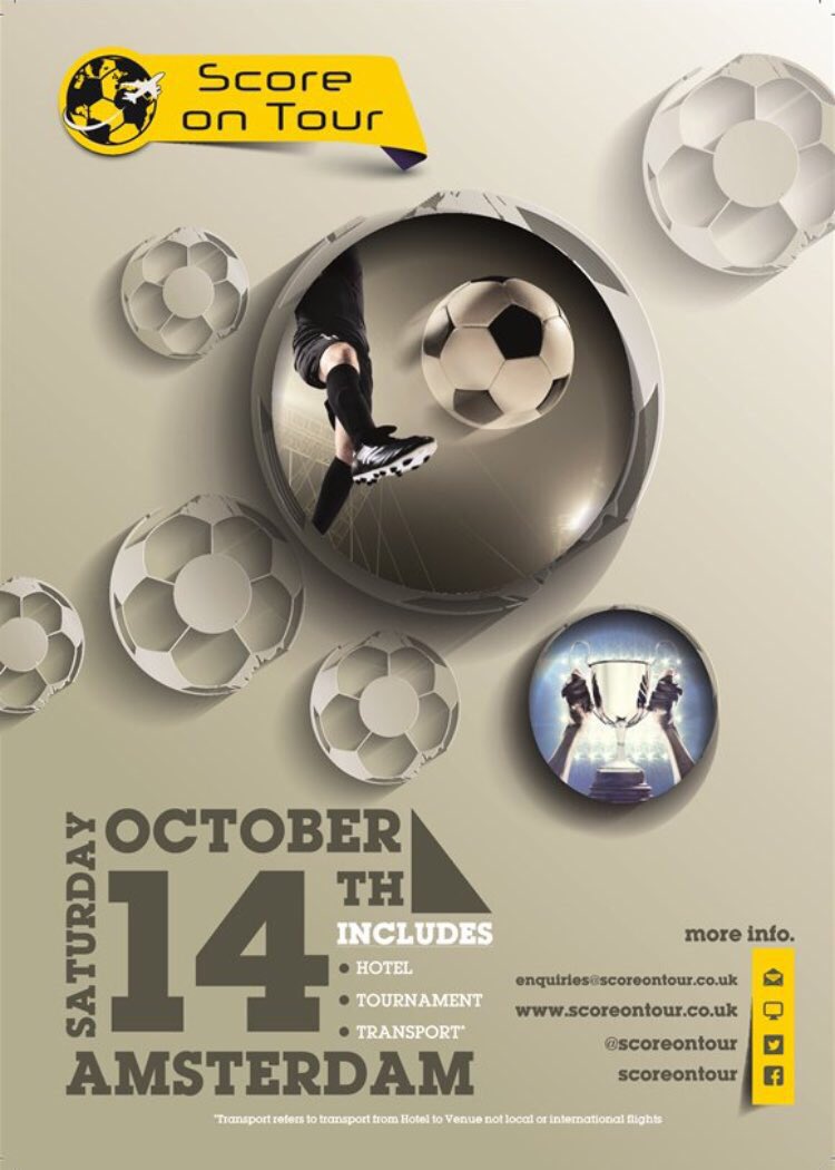 ScoreOnTour's tweet image. @5asidecom get in touch if you fancy your chances lads! #5aside #amsterdam