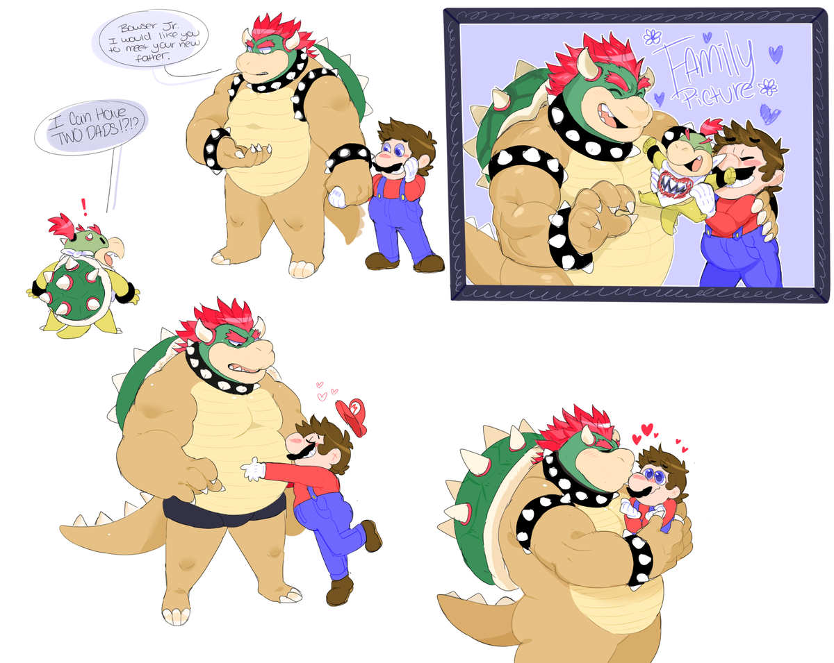 Bowser and Mario are offically married