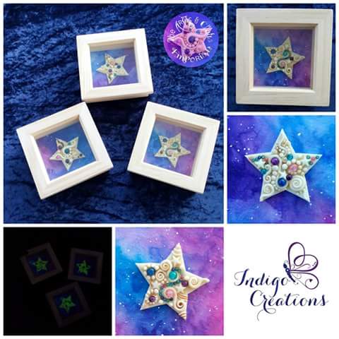 indigocreate's tweet photo. Glow in the dark stars made from polymer clay :) available @acegifts on Sunday night... #handmadehour #GlowintheDark #fimo https://t.co/0yRNm0vRiY