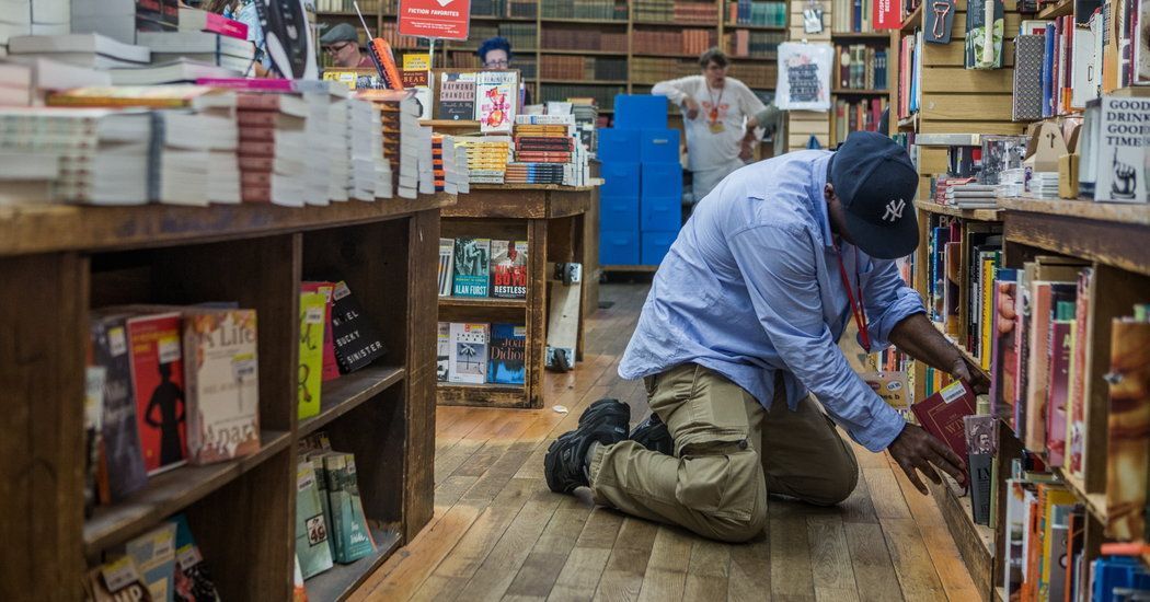 strandbookstore's tweet photo. "New York Today: Celebrating the Strand" via @nytimes ~ https://t.co/FxKl7Lsp5a ~ #strand90 #nytimes #nyc https://t.co/FxMewpfOPV