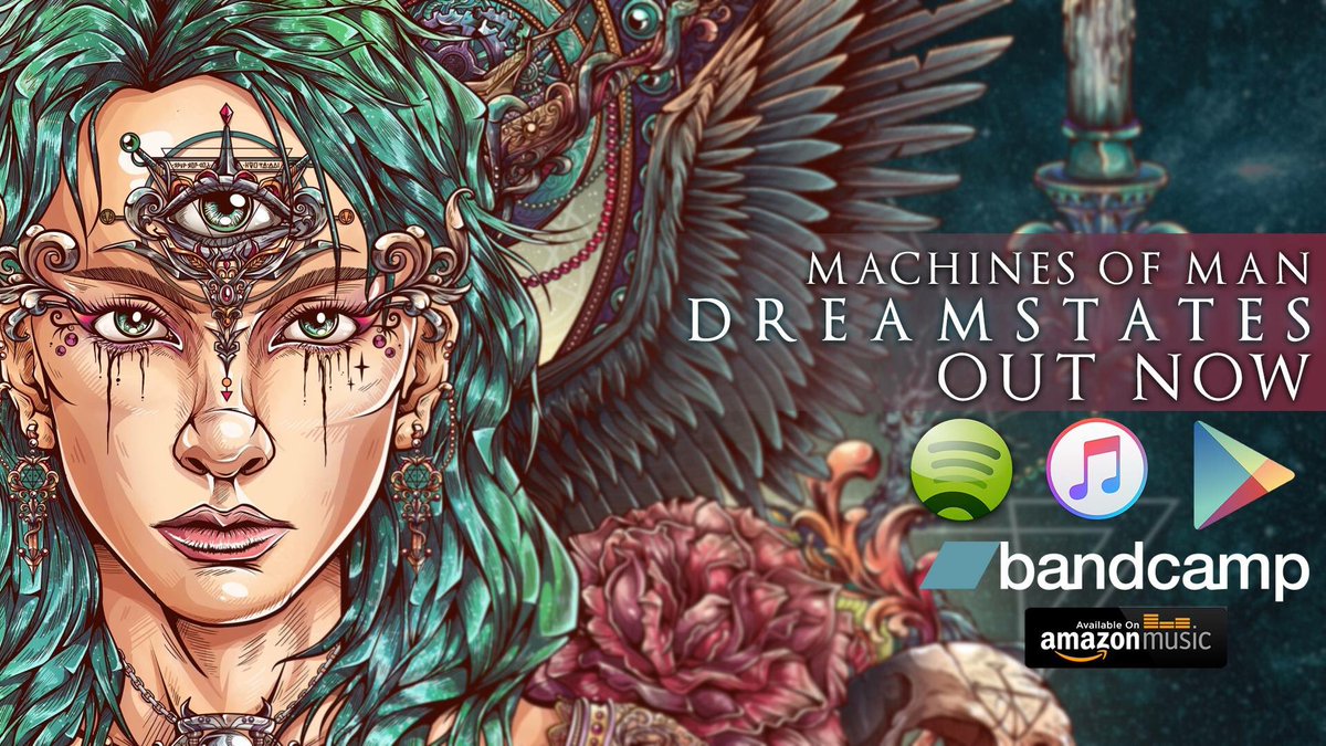 machinesofman's tweet photo. We are proud to announce the release of our debut album, Dreamstates! Mixed and mastered by Jamie King. https://t.co/EF7YCs03iJ