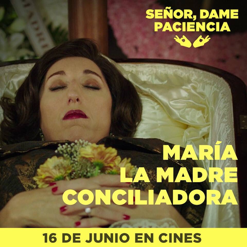 Si hablamos de #PelisConUrna hay que mencionar a #SeñorDamePaciencia con <a href="/rossydpalma/">rossydepalma</a> dentro de una y <a href="/jordi_sz_actor/">Jordi Sanchez</a> hablándole 😂🎬