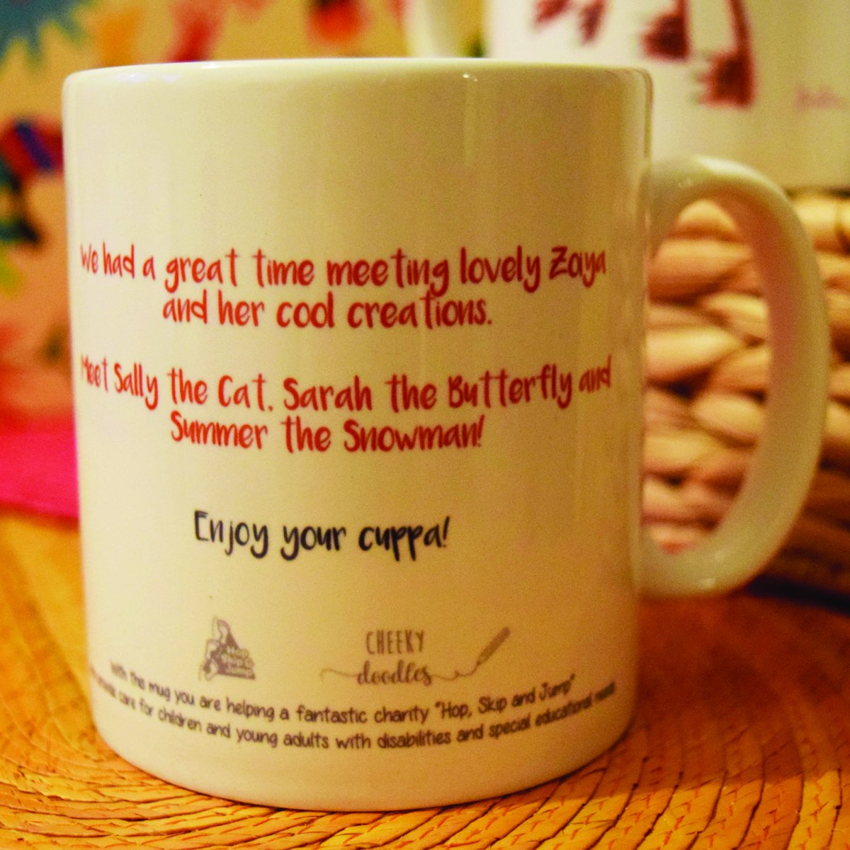 We are raising money for children with disabilities and special educational needs with Cheeky mugs cheekydoodles.co.uk/buy <a href="/bathindiechat/">Bath Indie Chat</a>