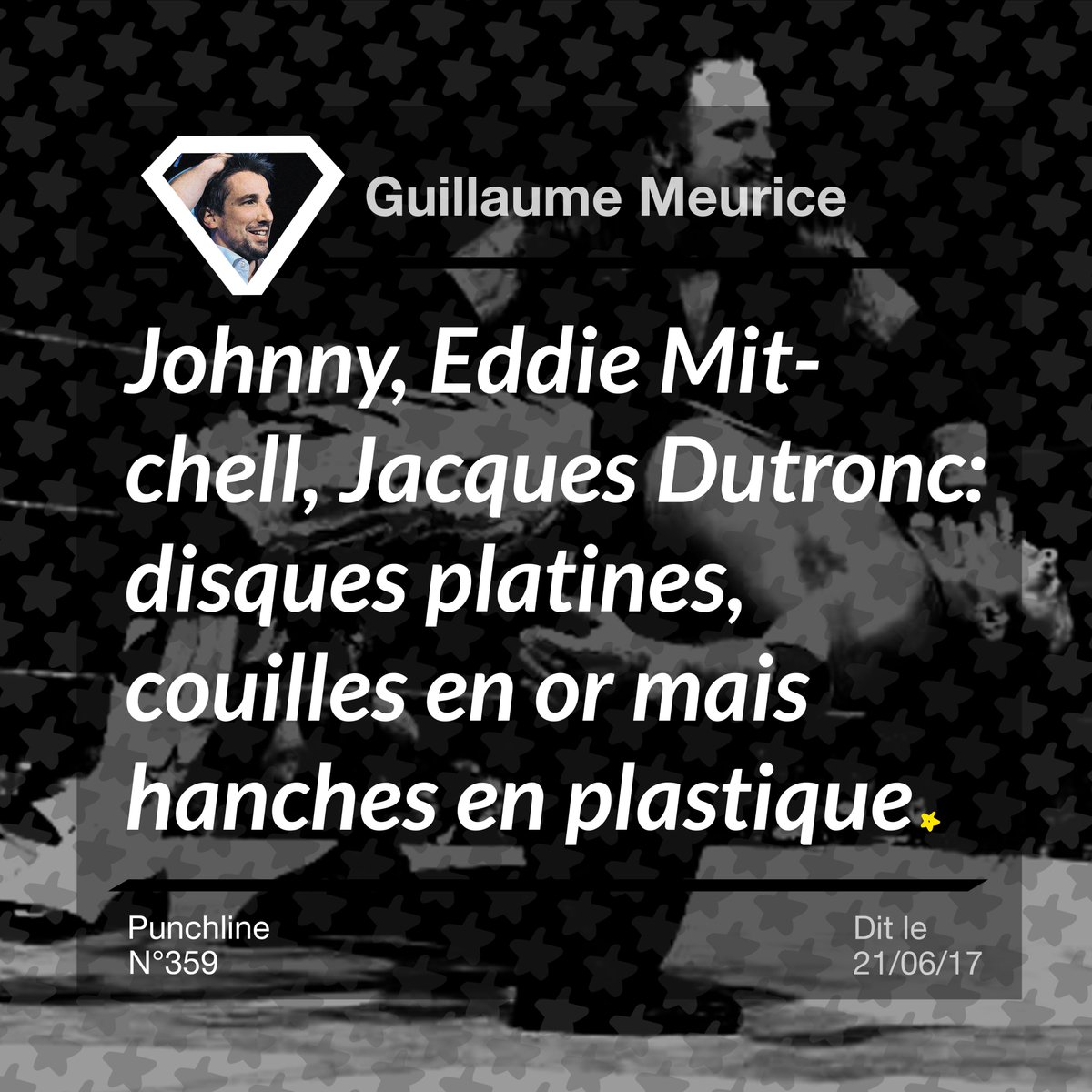 Punchlinr_Fr's tweet photo. L’#humoriste @GMeurice a évoqué #LesVieillesCanailles, dans sa #chronique de #mercredi dernier sur @franceinter. #Craack. https://t.co/5oweZDmMEl