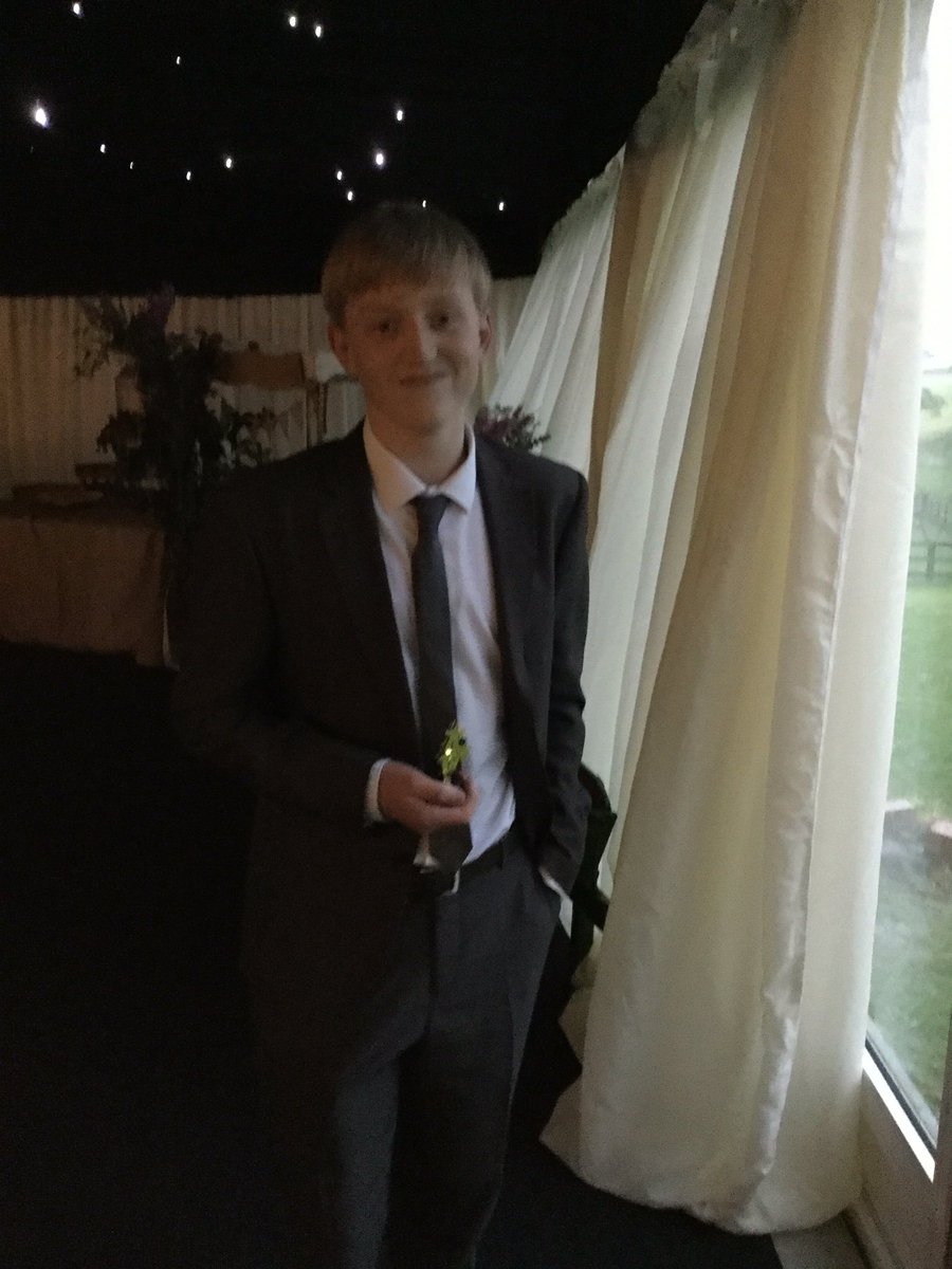CC_Whitby's tweet photo. Our Nobel prize winner for 2017 is Stephen Duckling. #CCWProm https://t.co/StpKwoiR1P