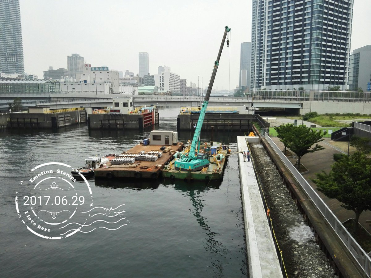 朝潮運河護岸工事 朝潮運河護岸工事