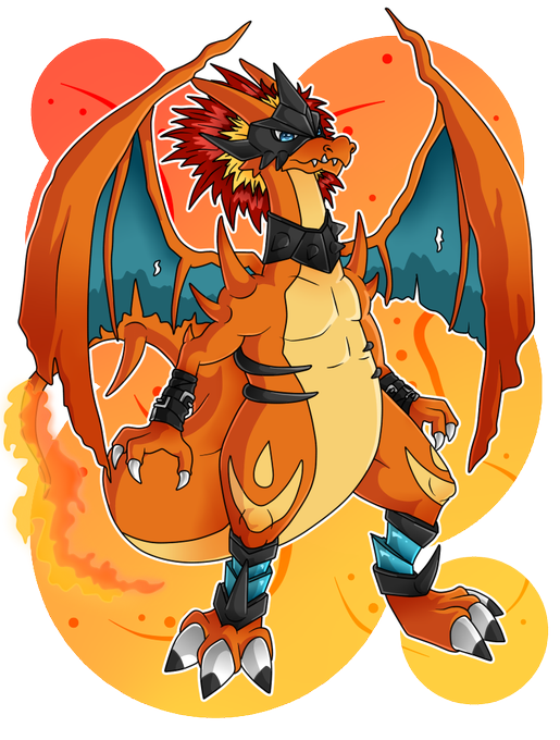 Ankey on X: Mega Charizard X as digimon! A corrupted (virus type)  evolution of Charizardmon  / X