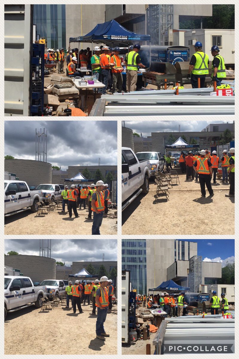 rentfrombrent's tweet image. Another jobsite BBQ to thank our customers for trusting #BluelineRental to do the job #FastSafeReliable.  #BlueBBQ.  #RentFromBrent.