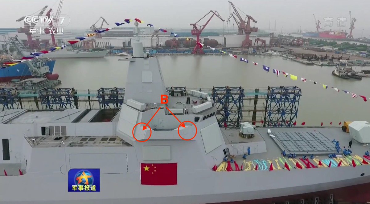 卫纳夜格 Raj China Plan Type55 Renhai Class Sensors On Board Are Mind Boggling S Band X Band Ecm Meter Wave Integrated In One Pics Via Hongjian Cdf T Co Qoojexywyx