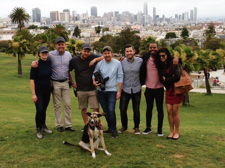 NoPlaceLikeBHP's tweet photo. Guess where we are? San Fran! Say 👋 to our crew &amp; talent as we spend our week shooting a new video in the city by the bay! #noplacelikebhp https://t.co/fQoN4GUaw8
