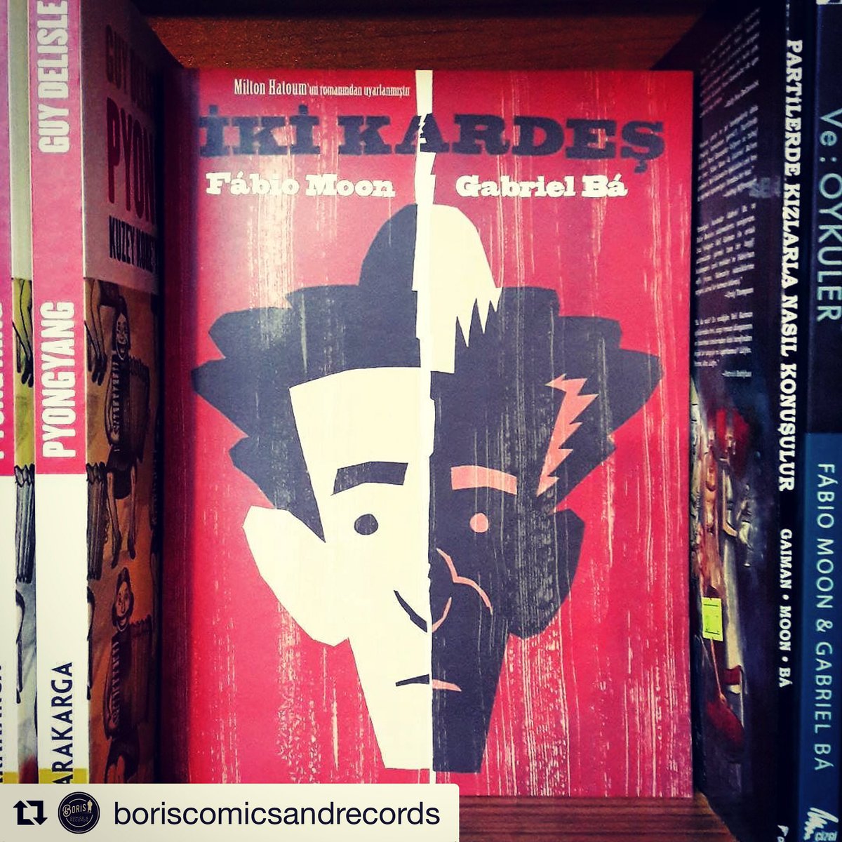 DOIS IRMÃOS, edição turca. 
Turkish edition of TWO BROTHERS 

#doisirmaos #miltonhatoum #twobrothers #ikikardes