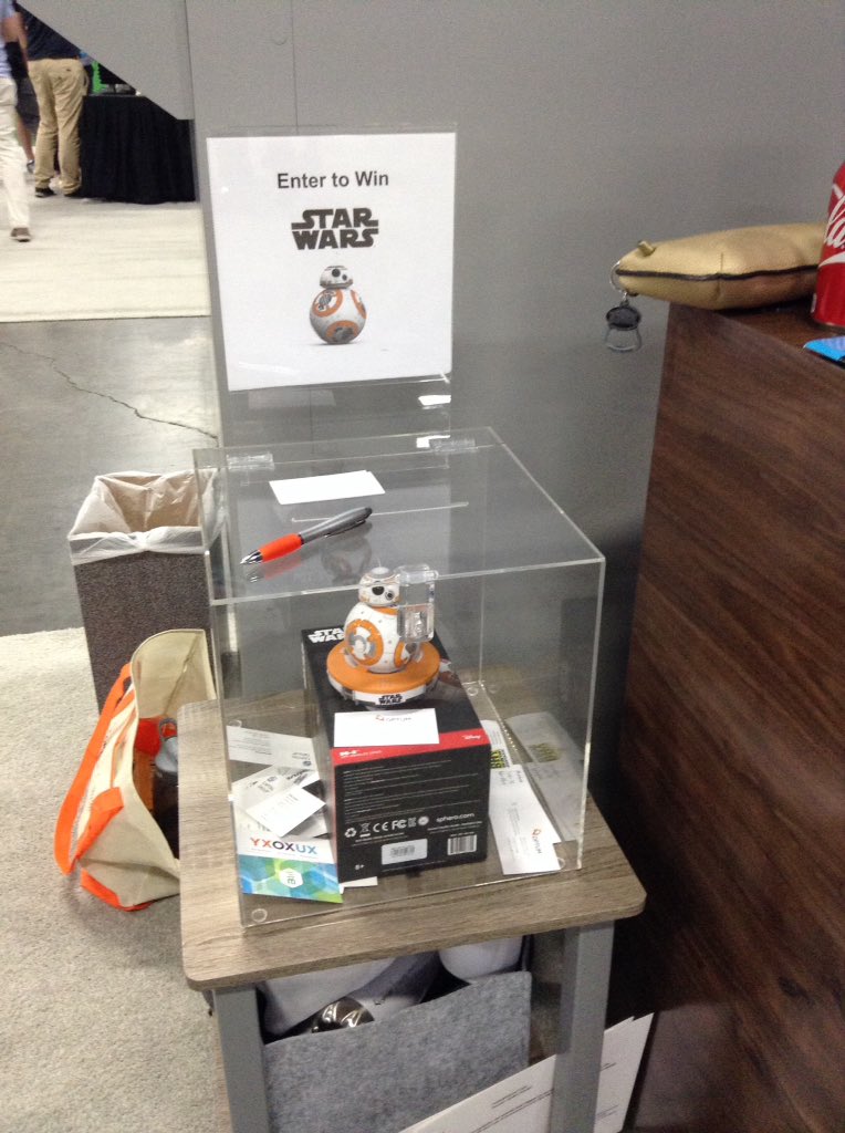 MeetDorothy's tweet photo. Enter for your chance to win a BB-8 @ Booth 4605 #WoS#COTF #CLUS #WeareCisco #CiscoSpark https://t.co/8g9xI4Eoja