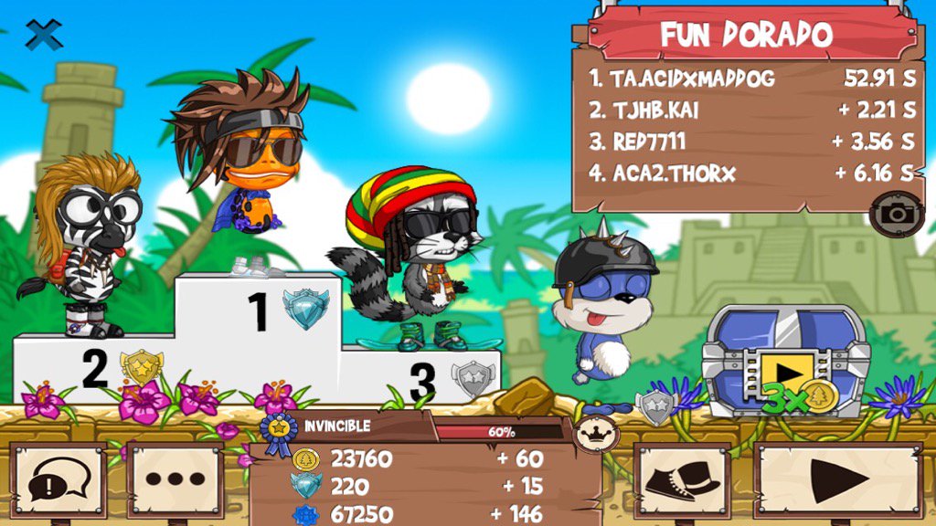Themaddog__'s tweet photo. Get on my level, son! #funrun2 #kai #red7711 #ThorX https://t.co/8FDowCvBro