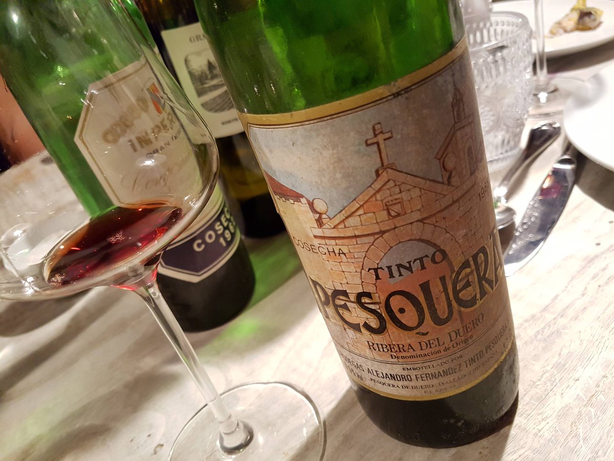 This 1988 Pesquera is showing nicely now. Fresh and bright. 91 points