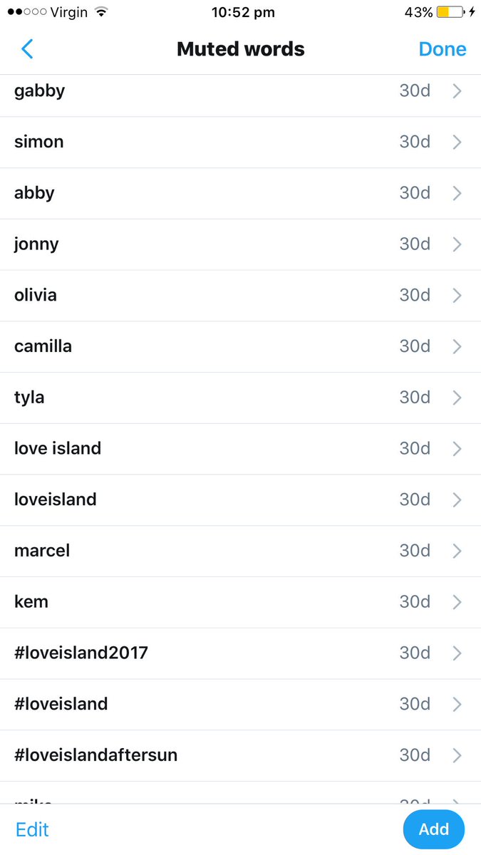 CiaraRice97's tweet photo. Don't even think I've muted enough to prevent it from coming onto my tl lol...🙃 https://t.co/Wsg4ktrrtK