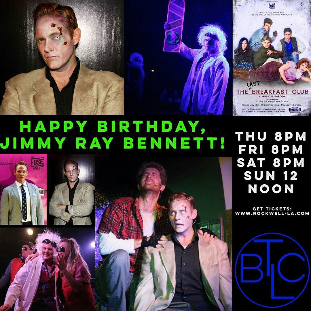 JimmyRayBennett's tweet photo. Happy Birthday to the amazing @jimmyraybennett! Celebrate in style, Jimmy! ππ₯πππππ€π #thelastbreakfastclub #tlbc2017 #jimmyraybennett https://t.co/ImUUWKaYQt