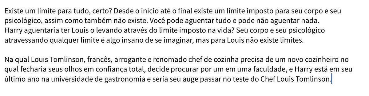 FireFanfic's tweet image. Hey! Será que você poderia ler a minha fic larry? Ela chama-se House On Fire 👨‍🍳🥘👨‍❤️‍👨🎡 

my.w.tt/UiNb/A6QlKlt9lE