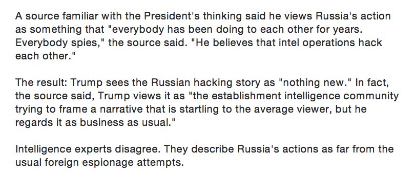 RVAwonk's tweet image. This is possibly the most disturbing part of the entire article: Trump doesn't view Russia's actions as abnormal.