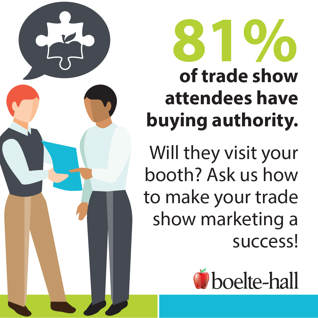 boeltehall's tweet photo. Trade show attendees mean business. We can help increase booth traffic with a well rounded trade show campaign. https://t.co/t3xLeIg05r https://t.co/CYjJYJwXVx