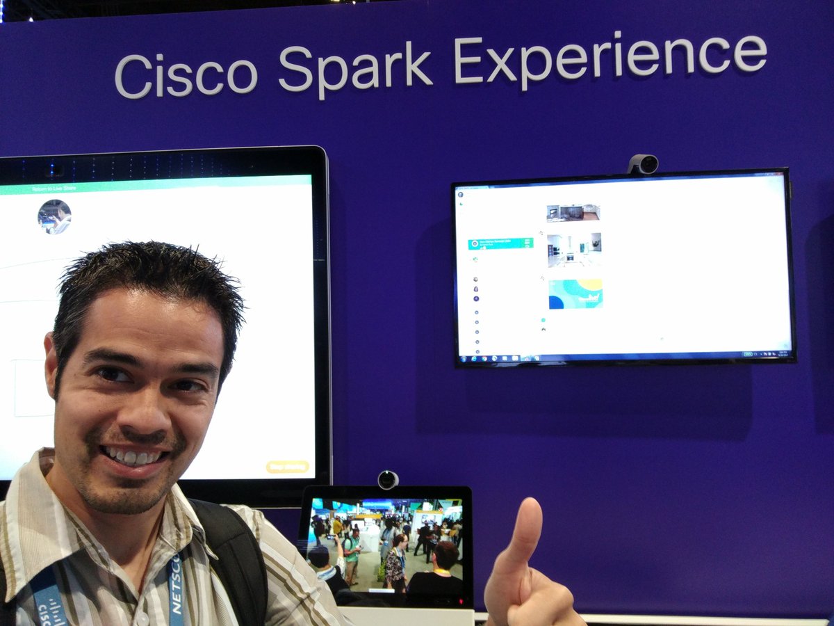 stvngntr's tweet photo. We just got one of these in the office!  So awesome!  #CLUS #CiscoSpark https://t.co/adb0VyFvUr