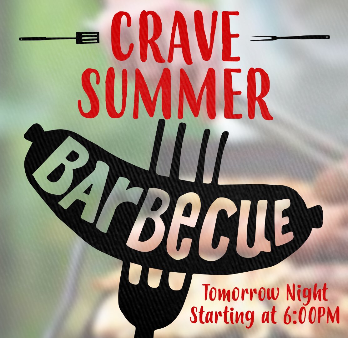 mcccrave's tweet photo. Don't forget!!! Bring a lawn chair or blanket and a side dish.  See you there!!! https://t.co/ikwJM3cVgA