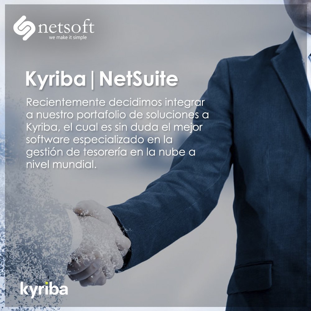 netsoft_mx's tweet photo. #Kyriba y #NetSuite ahora juntos. https://t.co/oyRs0rNQmj