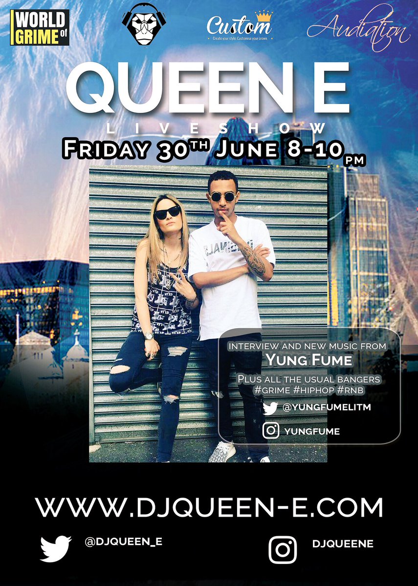 Friday 8-10pm @Yungfumelitm #newmusic #interview #yungfume #grime #hiphop #rnb #rap #live #radio #watchmeflex #noughtsandcrosses3 💥💥