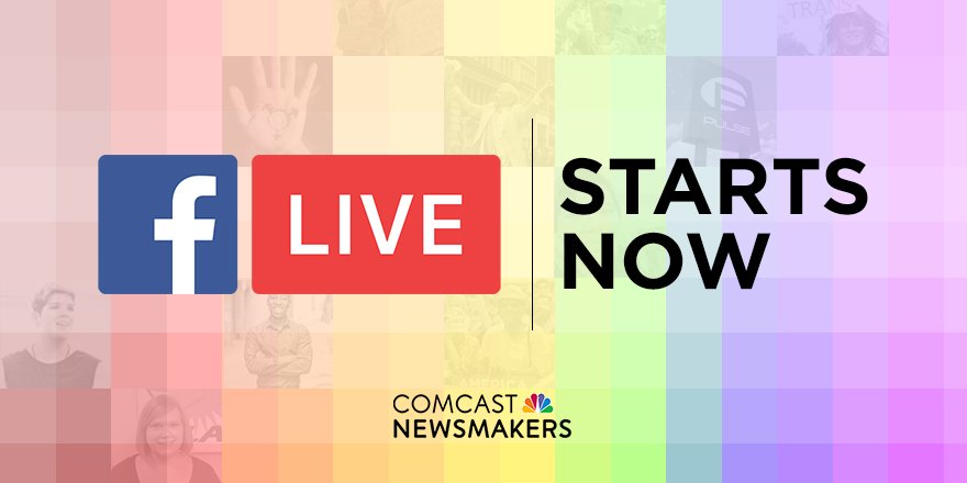 And we’re live! Head to comca.st/2sQTYro to join the conversation with @GLSEN, @HRC and @PFLAG on this 48th #Stonewall anniversary.