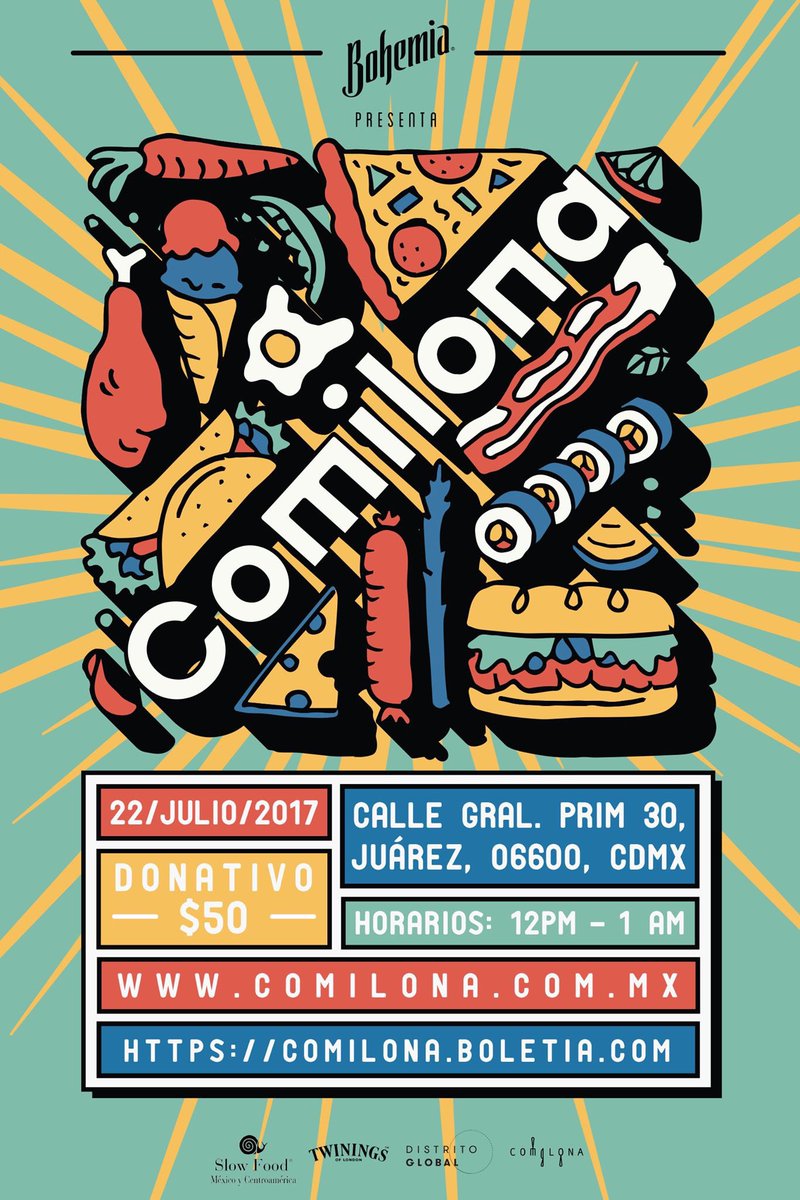 dnamnta's tweet photo. ¡Aparten la fecha! nos vemos el 22 de julio en @comilonamx 🌮🍤🌶✨ #ÑOM #TACO https://t.co/bZi58zY5A3