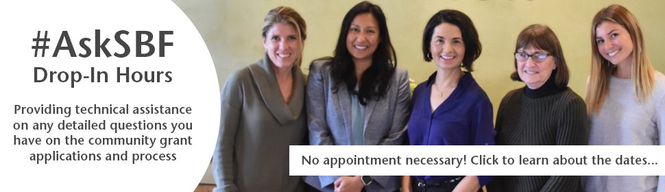 sbfoundation's tweet photo. Have a question about your capital grant application? Come to #AskSBF drop-in hours: https://t.co/8gkbbUqaxn https://t.co/e6Zi1xPHSJ