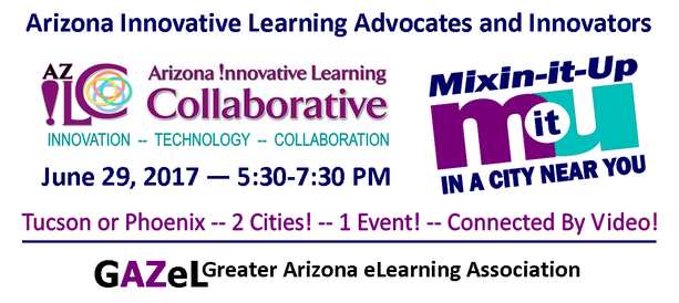 EdTechAZ's tweet photo. Tomorrow, #Phoenix and #Tucson unite thanks to video link at this great event. There's still time to register! https://t.co/uKnnWwhQe0 https://t.co/o6QQdLPd2A