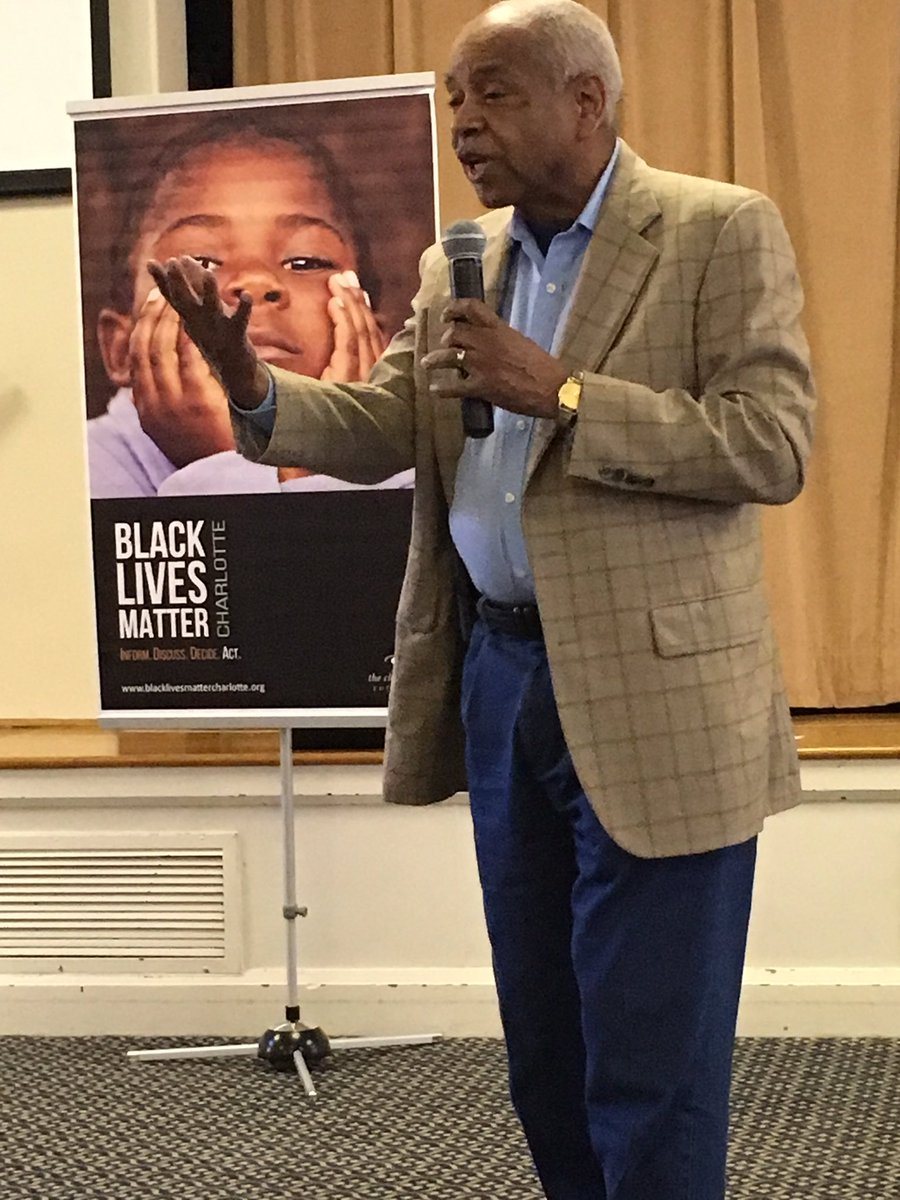PatCothamMeck's tweet photo. "People don't care what you think until they think you care," says Gerald Johnson, CEO of @PostFDN #BLMCLT @MyersParkPres @capers_tiffany https://t.co/8qoZZzcSlS