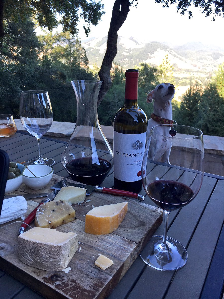 Celebrating the life of my incomparable Sonoma brother as he would have done it #ToastSilva